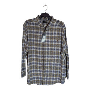 Solaris Outdoors-Men's Brushed Cotton Long Sleeve Shirt-Big & Tall Sizes( 3XB)